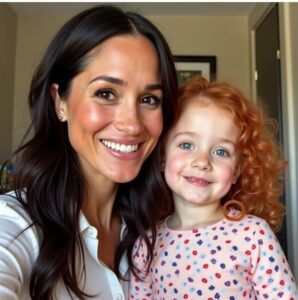 Just in : Meghan Markle publicly shared a photo of her daughter, Lilibet, for the first time, leaving the entire UK stunned. She declared: “Look at my daughter’s red hair, and Lilibet’s biological father turns out to be…”