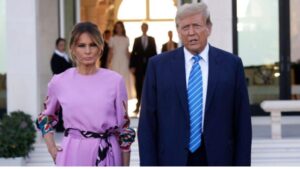 Breaking News : Fox News has reported that U.S. President Donald Trump has officially divorced his wife, Melania Trump, and introduced America to its new First Lady. The announcement came during a press briefing at the White House, where Trump, flanked by senior advisors, confirmed that his divorce from Melania had been finalized.