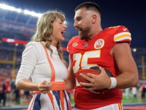 Taylor Swift, the globally acclaimed singer-songwriter, and Travis Kelce, the star tight end for the Kansas City Chiefs, have formed a high-profile relationship that has captivated both the entertainment and sports worlds. Their union has not only drawn significant media attention but has also influenced various aspects of popular culture and the sports industry...Full details 