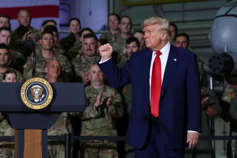 The Trump doctrine is ‘smash and grab’, take what you want from others and let your allies do the same,” said Josh Ruebner, a lecturer at Georgetown University’s Program on Justice and Peace.