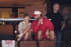 Taylor Swift and Travis Kelce Rock Matching Styles for NHL Date Night...See More