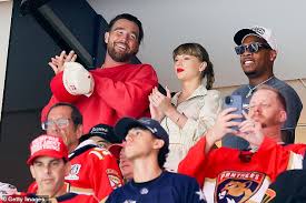 Travis Kelce's wardrobe mishap sparks reaction from Taylor Swift fans: 'Close your legs or we’re sending Gunther to set you straight!'...See More