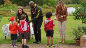 Kate and Melania Sweeten the Day as They Welcome Scouts...See More
