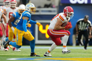 Kelce finished Sunday's game with four catches for 26 yards, with the most significant stat being a victory that ended the losing streak.
