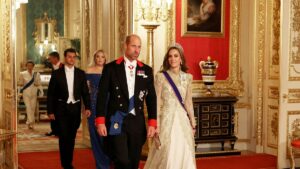 Kate Middleton stuns in glittering tiara moment for Trump's state visit at Windsor Castle...See More