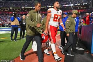 After Taking a Tough Hit, Travis Kelce Has a Message for Bills Fans...See More