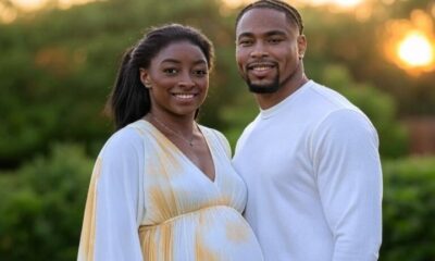 Breaking News : Olympic Gymnast Simone Biles and NFL Player Jonathan Owens Announce Their Pregnancy with a Heartwarming, Picture-Perfect Photoshoot Showcasing Biles’ Growing Baby Bump