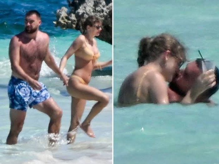 Breaking News: Travis kelce and Taylor Swift have Kansas City buzzing as they share steamy beach kiss during PDA-filled Bahamas getaway just weeks after the Superbowl 59 loss...See More