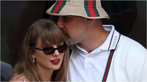 Cutest moments of Taylor Swift and Travis Kelce packing on the PDA...See More