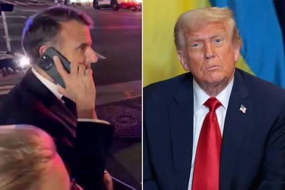 Chaos in Paris: Trump’s motorcade blocks Macron’s car...See More